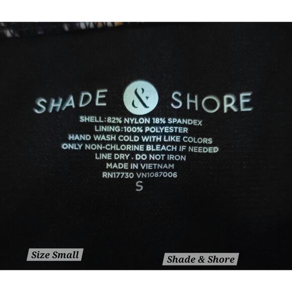 Shade & Shore Multi-Color Reptile Print T Back Top Bikini Size Sm - Picture 3 of 4